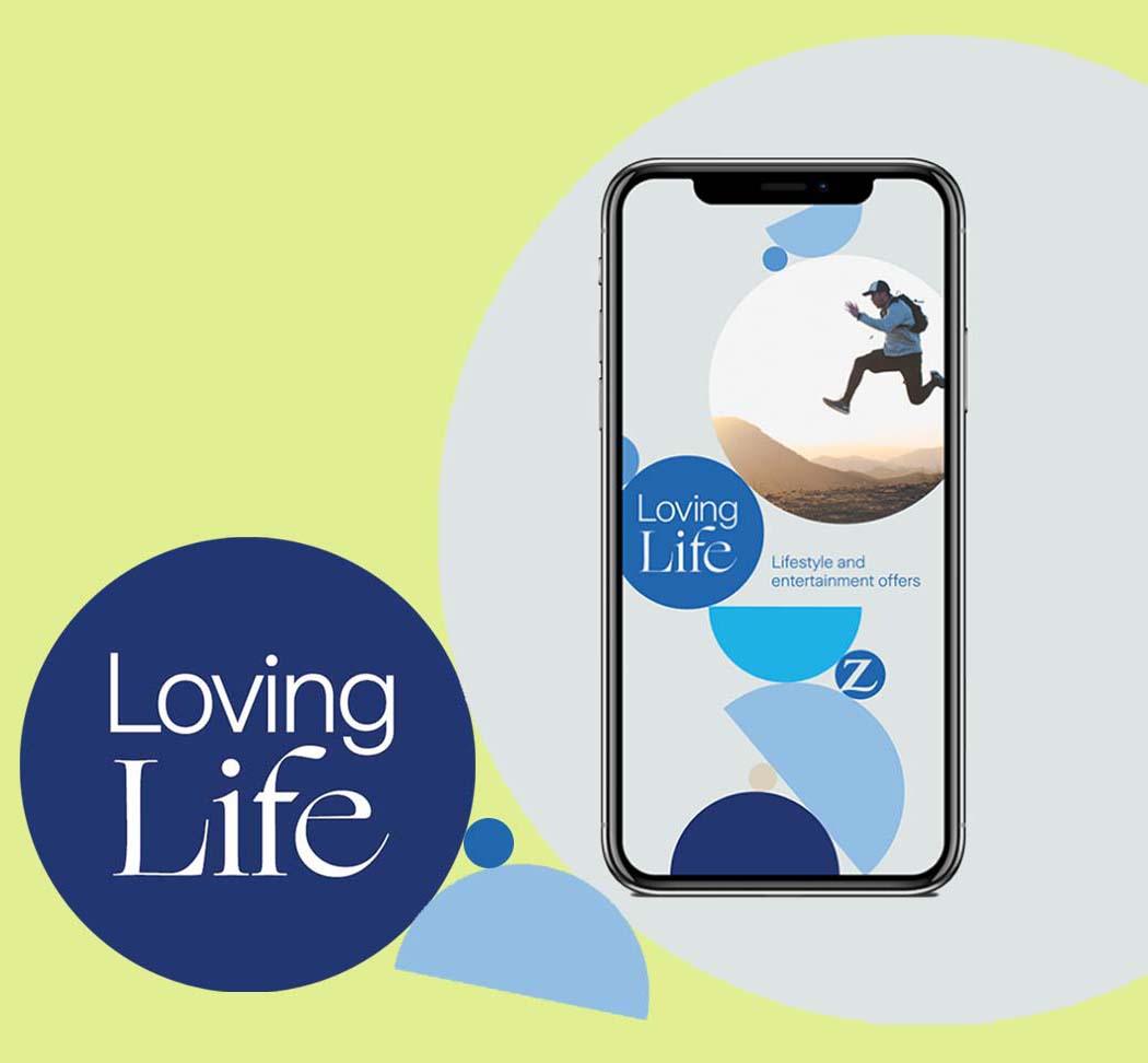 Loving Life app on mobile phone